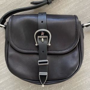 Golden Goose Small black leather Rodeo Bag